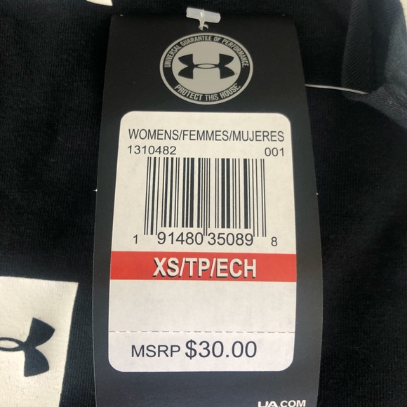 NWT Under Armour Linear Wordmark Muscle Tank - Picture 4 of 4